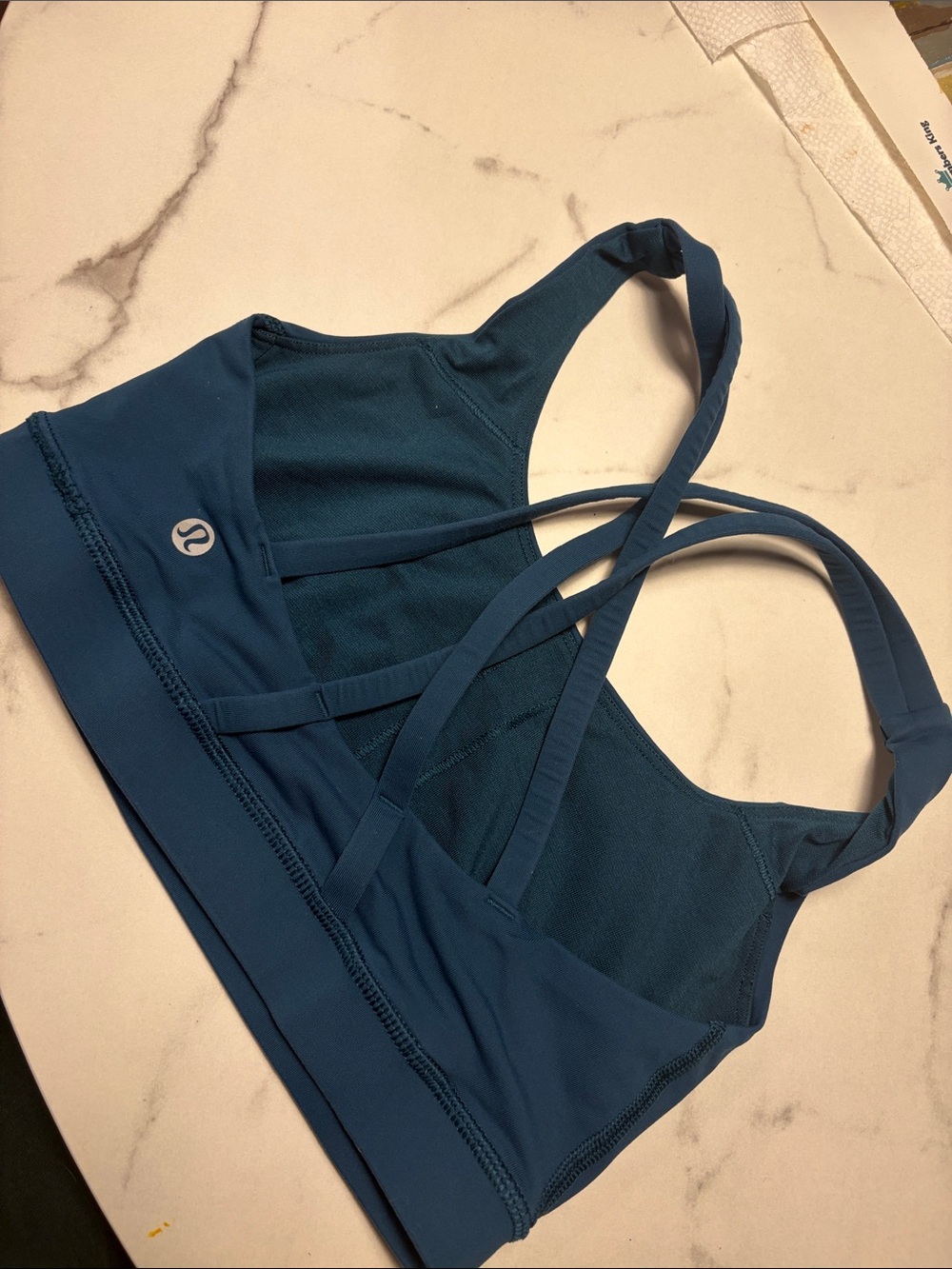 lululemon athletica Teal Strappy Sports Bra